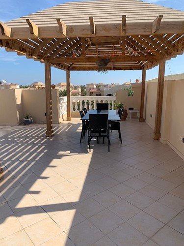 Villa mit Meerblick in Jamaran Sahl Hasheesh, Hurghada, Ägypten.